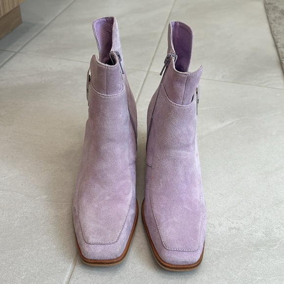 Brand new , never worn Tamara London suede mauve ankle boots - Picture 2 of 4